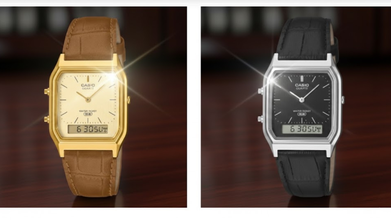 Casio Launches Affordable Vintage-Style Analog-Digital Watches in the US